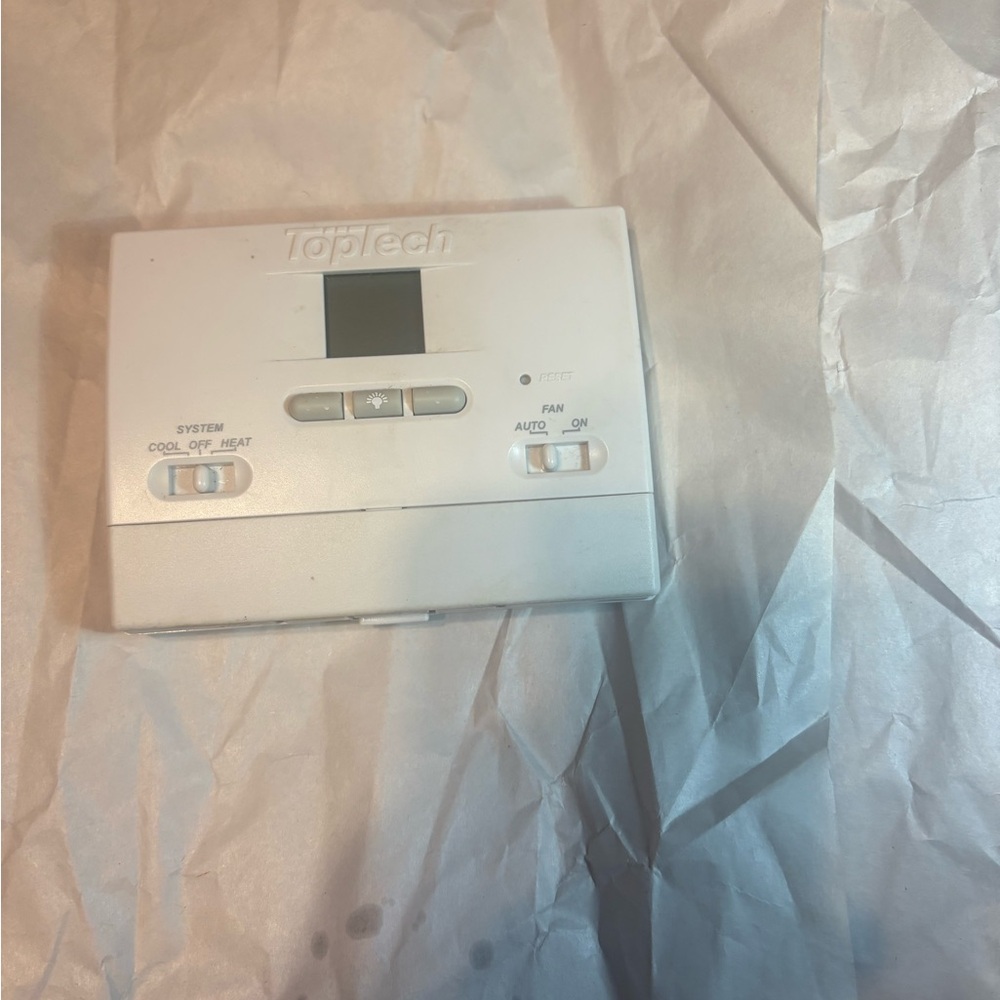 White TopTech Thermostat